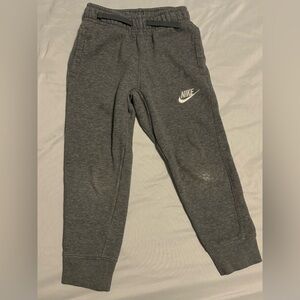Nike Grey Joggers Small Worn spot in Left Knee